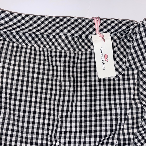 Vineyard Vines Women’s Size 8 Black and White Checkered Skort NWTS - Picture 2 of 3